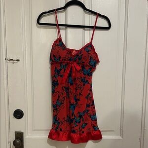 Vintage ‘09/‘10 Satin Butterfly Slip